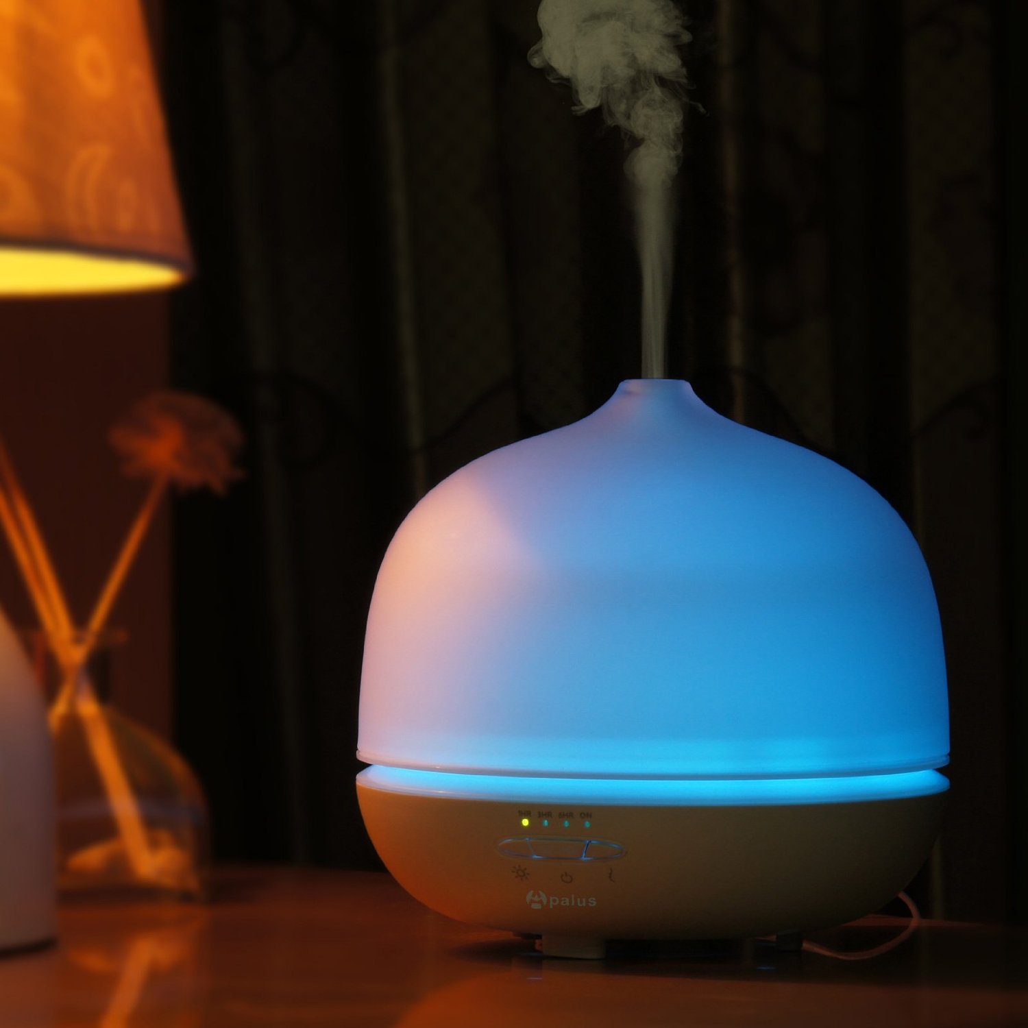 Apalus 500 ML Glass Essential Oil Diffuser, Ultrasonic Aromatherapy Diffuser